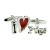 I Love Pugs Dog Cufflinks