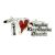 I Love Cavalier King Charles Spaniels Dog Cufflinks