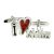 I Love Labradors Dog Cufflinks