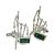 MacKenzie Tartan Bagpipes Scottish Cufflinks