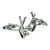 Hockey Sticks & Ball Sport Cufflinks