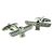 Middle Eastern Style Stylised Bird Wings Cufflinks