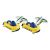 Yellow & Blue Submarine Cufflinks