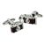 Retro Camera with Flash Bulb Cufflinks