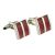Amber Coloured Acrylic Classic Cufflinks (DWC)