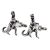 Standing T Rex Dinosaur Fossil Cufflinks