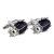 Black Egyptian Scarab Beetle Cufflinks