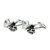 Triceratops Head Dinosaur Fossil Design Cufflinks