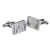 High Detailed Masonic Design Cufflinks with G