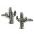 Spikey Cactus Cufflinks