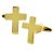 Gold Plated Christian Cross Cufflinks