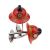 Red Firefighter Firemans Fire Fighter Helmet Cufflinks
