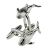 Swimming Whales Design Cufflinks
