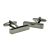 Gunmetal Finish Cuboid Plain Cufflinks (engravable)