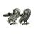 Wise Old Owl Design Antique Finish Cufflinks
