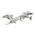 Male Narwhal Design Cufflinks