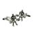 Muscly Weight Lifter Cufflinks