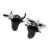 Black Bulls Head Cufflinks