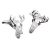 Geometric Stag Head Cufflinks