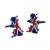 Great Britain Map Outline with Union Jack Flag Cufflinks