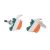 Ireland Map Outline with Tri Colour Flag Cufflinks