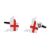 England Map Outline With St George Flag Cufflinks