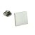Plain 17mm Square Lapel Pin Badge (engraving or doming available)