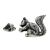 High Detailed 3D Squirrel Lapel Pin Badge