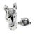 High Detailed 3D Donkeys Head Lapel Pin Badge