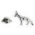 Alsatian German Shepherd Dog Lapel Pin Badge