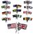 Choose Your Design Twin Flag Lapel Pin Badge