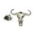 Cattle Steer Head Lapel Pin Badge