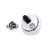 White Fire Fighter Firemans Helmet Design Lapel Pin Badge