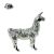 Standing Llama Design Lapel Pin Badge