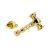 Gold Plated Gavel Lapel Pin Badge