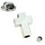 Silver Plated Memorial Cross Ashes Container lapel Pin Badge Brooch 