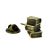 Bronze Finish Pile of Books Lapel Pin Badge