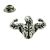 Muscle Man Flexing His Biceps Lapel Pin Badge
