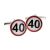 40mph Road Sign / Birthday Cufflinks