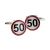 50mph Road Sign Birtday Ages Cufflinks
