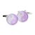 Pink & White Yin & Yang Cufflinks