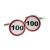 100 Road Sign Birthday Ages Cufflinks