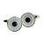 Shades of Blue & Black Roundel Cufflinks