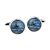 Nautical Driftwood Swallow Design Cufflinks