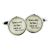 Shakespeare Foolish Wit Quote Cufflinks