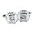 Loving To the World Dad White Cufflinks