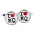 Bespoke Romantic I Love Personalised Initials Cufflinks