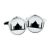 Taj Mahal Silhouette Cufflinks
