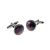 Contemporary  Motorbike on Wooden Texture Background Cufflinks