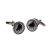 Silhouette Piano on Music Sheet Design Cufflinks